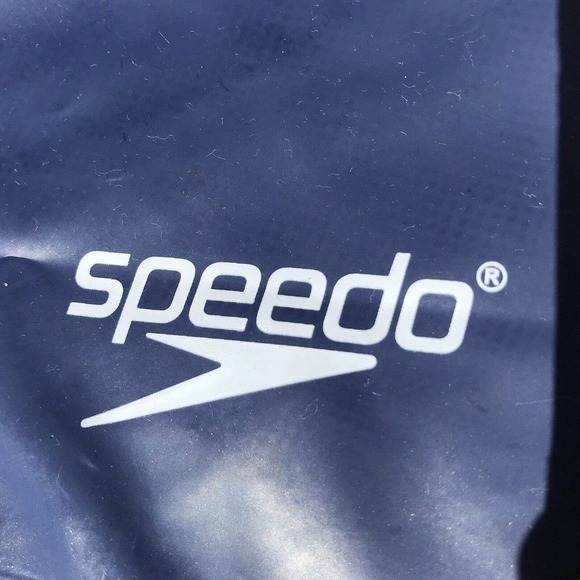 speedo silicon swimming cap Dark Blue Pre-Owned - Picture 1 of 3